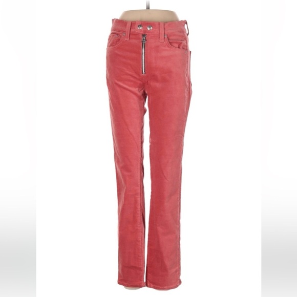 rag & bone Denim - rag & bone Red Velvet Pants 24